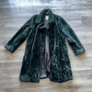 Avec Les Filles faux fur coat